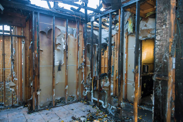 Professional Soot Cleanup technician working in Butler, PA